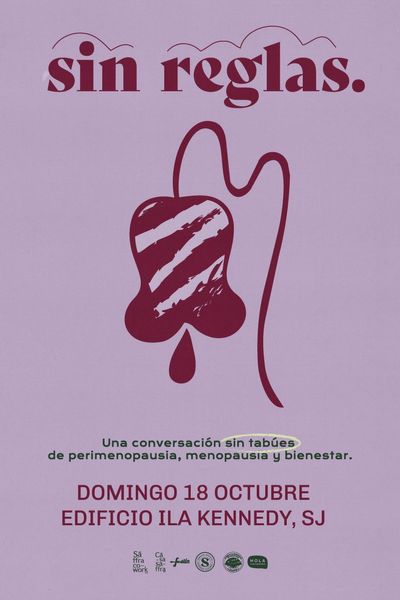 Sin Reglas event poster, October 18 at Edificio Ila Kennedy, San Juan